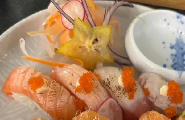 三文鱼aburi 128 Aburi (1 Stk)