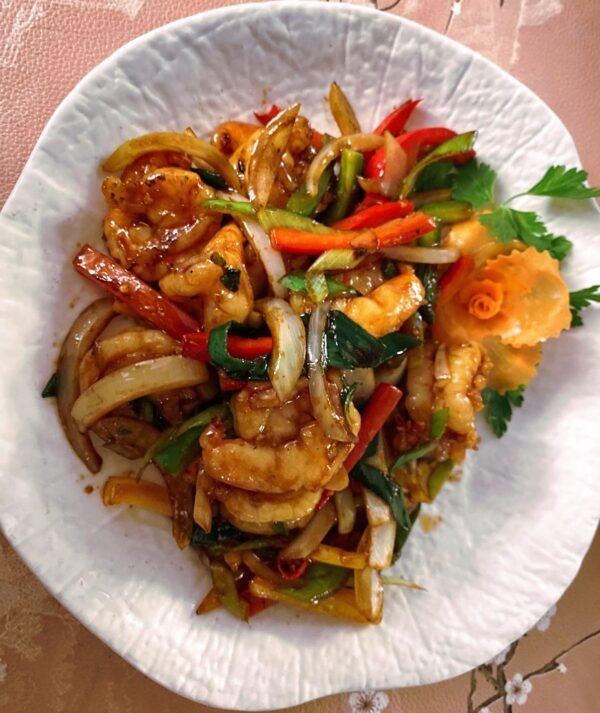 051 Szechuan-style spicy shrimps🌶🌶