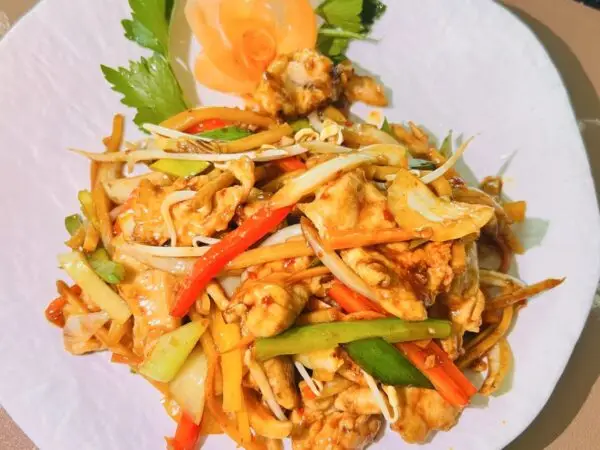 四川鸡 031 Würziges Poulet nach Szechuan-Art 🌶🌶