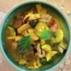 044 Green Thai curry with beef🌶 🌶