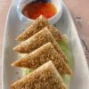 013 Sesame shrimp toast 👍