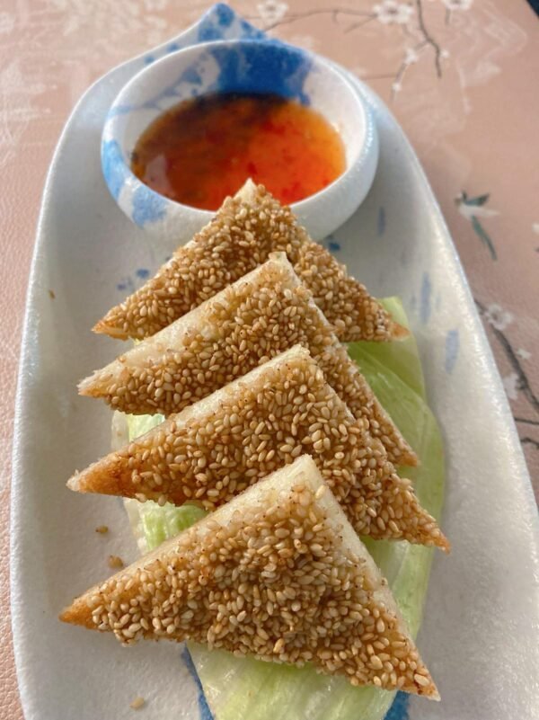 013 Sesame shrimp toast 👍