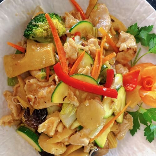 035 Wok Gemüse mit Poulet