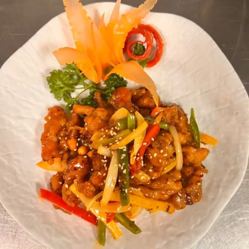 Scharfes Knuspriges Poulet